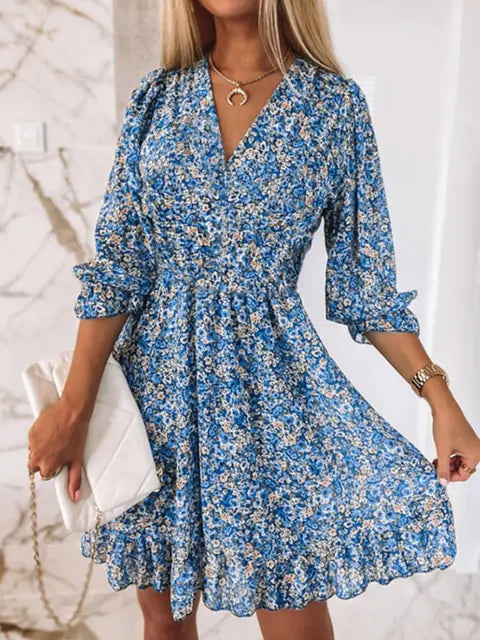 Floral Dream Bohemian Midi Dress